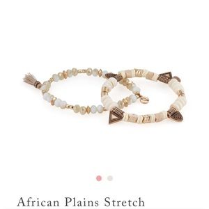 C+I African Plains Stretch Neutral Bracelets